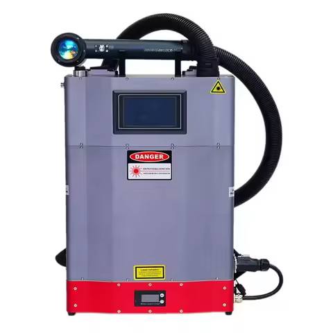 50W 100W 200W Backpack Laser Cleaning Machine Printer Cleaner