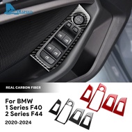 AIRSPEED Carbon Fiber For BMW 1-Series F40 2-Series F44 Window Lift Button Frame Trim Interior Acces