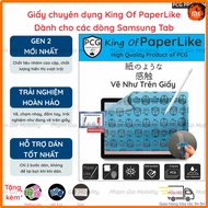 High-quality specialized Paper Like (PaperLike) screen protector painted Like on Samsung Tab S10 S10