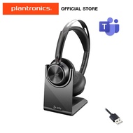 POLY VOYAGER FOCUS 2 UC USB-A CHARGE STAND WIRELESS HEADSET MICROSOFT CERTIFIED