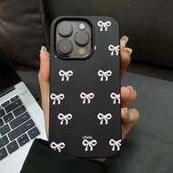 Casing iPhone 11 12 13 14 15 16 17 Pro Max Anti-shake summer bow Case For iPhone 14 15pm 14PM 16PM 1
