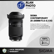 Sigma 20-200mm F3.5-6.3 DG Contemporary Lens Sony E/Leica L | Sigma Singapore Warranty