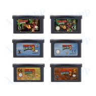 GBA DS 2DS 3DS NDSL 32-bit Video Game Cards Memory Cards Ink Cartridges Donke Kong Games Country Ser