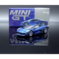 MASH Mini GT 1/64 Jaguar C-X75 Blue 884 Left Driver