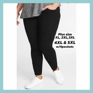 PLUS|D#SIZE'E!LEGGINGS[lN!with[mt!2pockets[pw!(LEGGINGS[ZR!NA[VR!MAKAPAL)