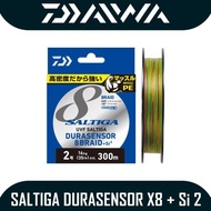 Senar Pancing PE Daiwa UVF Saltiga Durasensor Braid X8 + SI2 300m