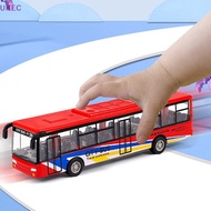 UKEC Alloy Car 15Cm Bus Model Diecast Double-Decker Pull Back Vehicle Children's Toy Car Bus Toy Car For Boys Girls Birthday Gifts NEW