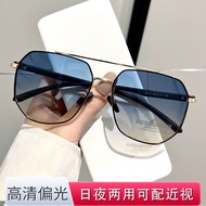 spek mata viral spek mata Polygonal Myopia Sunglasses Men Can Match Degree Polarized Driver Glasses 