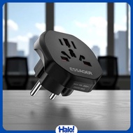 ESSAGER Universal Travel Adapter Multi Port UK EU USA AUS 2500W 250V - WL-09