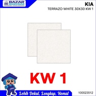 Kia - Keramik Lantai Kamar Mandi Kasar Floor Tile Terrazo White 30X30