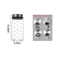 200/300/500ml High Borosilicate Glass Seasoning Can Salt Sesame Solid Condiment Seal Bottle Pepper S