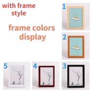 Nordic Simple Frame A4 A3 Black White Color Picture Photo Frames for Wall Picture Frames Wall Photo 
