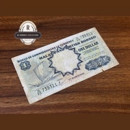 1959 Malaya & British Borneo⛵️ Vintage Oldnotes $1 Dollar -Clearance Offer🔥