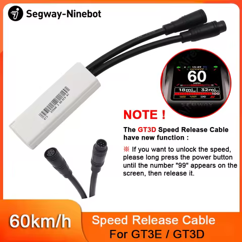 60KM/H Unlocking Speed Cables for Ninebot By Segway GT3E/GT3D Electric Scooter Customized Limit Spee