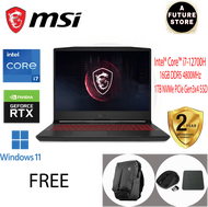 MSI Pulse GL66 12UEOK-1017 15.6'' FHD 240Hz Gaming Laptop ( I7-12700H, 16GB, 1TB SSD, RTX 3060 6GB, W11 )