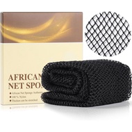 Span Jaring Afrika Asli - Span Mandi Pengelupas Badan Nylon - Alat Span Mandi Pengelupas Jaring Afri