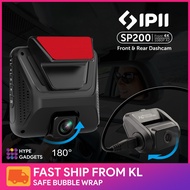 SIPII SP200 Dual Channel Premium Dashcam Front &amp; Rear Dash Camera 1080p Full HD &amp; 4K Video