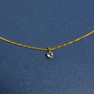 Altimes Lunar Orb Necklace Silver 925 Aquamarine Sky Blue Topaz สร้อยคอเงินแท้ ประดับพลอยแท้ อะความา