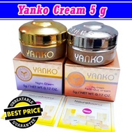Yanko day and night cream ครีมยันโกะ ขนาด 5 กรัม yanko cream ปรับผิวขาวกระจ่างใส อมชมพู บำรุงผิวล้ำล