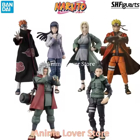 Bandai SHFiguarts SHF Naruto Pain Nara Shikamaru Uzumaki Naruto Tsunade Hinata Hyuga Jiraiya Anime F