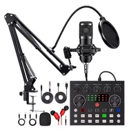 HAPPY TIME-BM800 V8s for Karaoke Podcast Recording Professional Audio Condenser Mic Microphone with