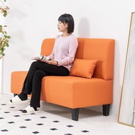 Double Milk Tea Shop Sofa Clothing Store Leather Card Holder Restaurant Influencer Style Cafe Rental