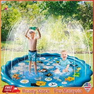Splash Pool Sprinkle Fountain Pad Sprinkler for Indoor Outdoor Swimming Pool Air Pancut 170cm