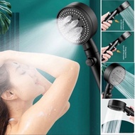 5 MODE Black ADJUSTABLE Shower HEAD High Pressure Shower HEAD
