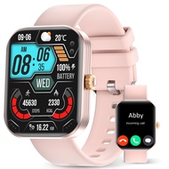 AMAZTIM Smart Watch for Men,2" HD Ultra Large Screen, 50M Waterproof Military Grade Bluetooth Call(A