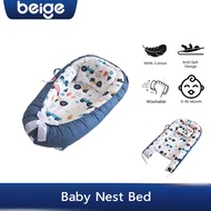 Baby Nest Bed 4 in 1 Baby Mattress Portable Tilam Baby 100% Cotton Baby Crib Washable Cover Newborn Tilam Kekabu Bayi 婴儿床