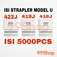 STAPLES CONTENTS 416J 419J 422J AIR NAILER REFILL STAPLER CONTENTS 5000PC