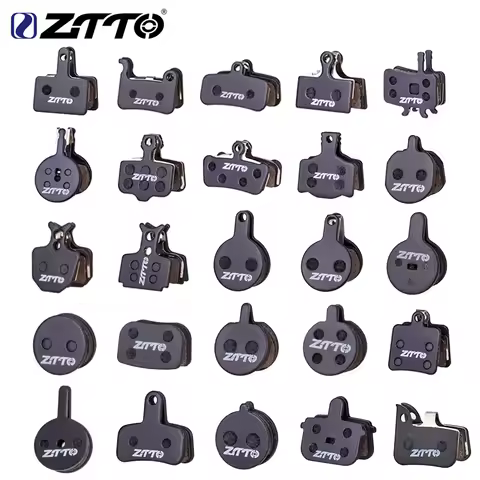 ZTTO 4Pairs MTB Semi Metal Quiet Resin Brake Pads Universal For M6000 Rival M6100 Apex mt200 Guide C