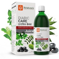 Krishna's Diabic Care Juice - 1000 ml | Blend of 11 herbs Methi, Amla, Karela, Jamun, Kutki, Guduchi
