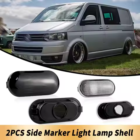 2PC OEM Side Marker Lights Clear/Smoked Lens For No Light VW T5 Bora Lupo Passat Ford Fiesta C-Max S