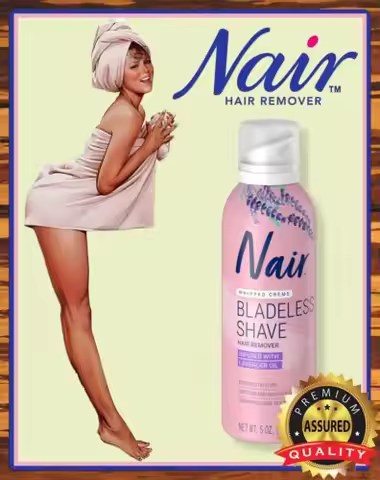 Nair - Hair Remover Bladeless Shave - Restored - Metal Sign