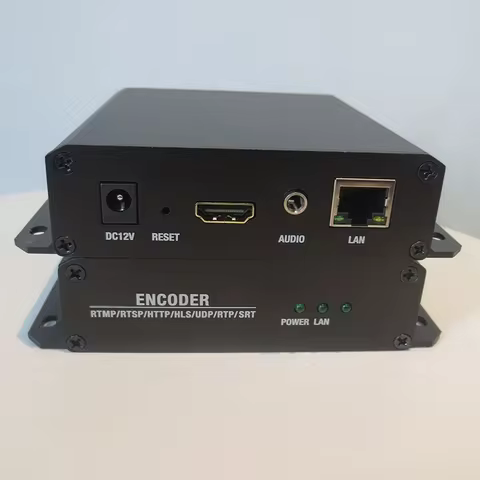 1-Ch 4K H265 H264 IPTV Video Streaming SRT Media Encoder for Live Facebook Youtube