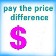 Parts Exchange / Repair / Extra Charge / Shipping / Pay The Price Difference - 9999-9999