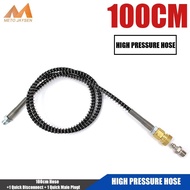 [Ready Stock &amp;COD] PCP Pump 20CM 50CM 100CM High Pressure Hose with M10x1 Quick Socket for Air Refilling pcp fittings