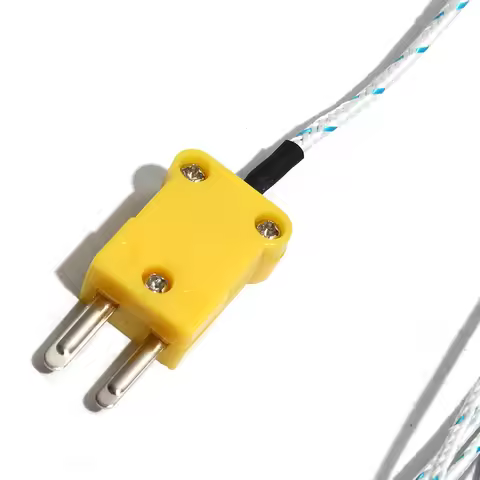 LUJINXUN 4m/5m/6m/10m Fiberglass Wire K-type Thermocouple Probe Sensor for TM-902C/TES-1310/6801 Hig