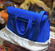 99%新 Hermes Halzan 31 T7 水妖藍色5用袋 🤩🌈🌈 超新！