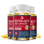 Greensure Keto + Acv Capsules - 1800MG Vegan Low Carb Apple Cider Vinegar - Support Gut Health Detox