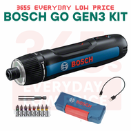 365s BOSCH GO GEN3 KIT ไขควงไฟฟ้าไร้สาย ชุดพร้อมดอกไขควง