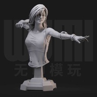 26 Tifa Bust Final Fantasy 7 1:16 GK White Mold 3D Printed Resin 1/10 Figurine Model 100