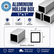 Aluminium Hollow Box 1x1/2 1x1 1x2 1x3 1x4 2x2