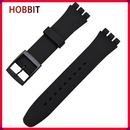 NICE  Watch Strap Rubber for Swatch Strap Colorful Silicone Wristband Bracelet for Swatch Accessories 16mm 17mm 19mm 20mm Strap Replacement