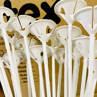 Balloon Stick Attached Holder 36cm White Balloon Supplies