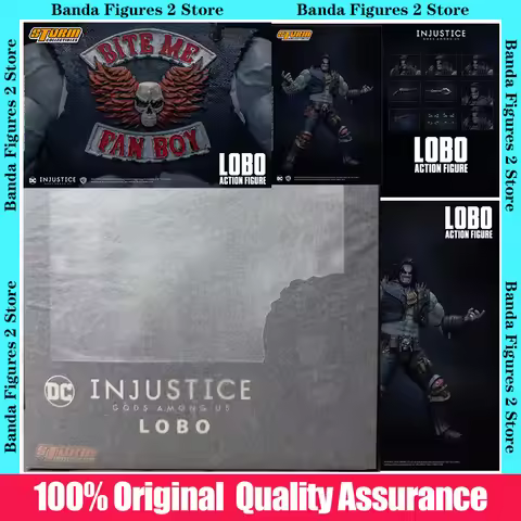 100% Original Box Storm Collectibles Injustice Gods Among Us Lobo 1/12 In Stock Anime Figures Model 