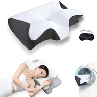 Sleep Apnea Pillow, Restora Cervical Pillow - All-Night Neck port, Odorless Ergonomic Pillows for Al