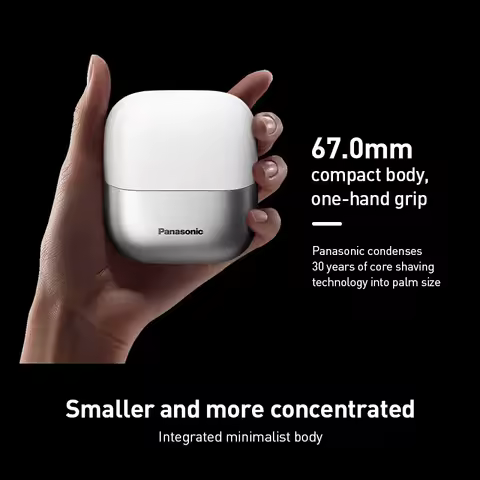 Panasonic Compact Cube Electric Shaver CM30, Reciprocating Type with Magnetic Levitation Motor, Type