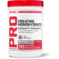 GNC Pro Performance Creatine Monohydrate Powder for Women & Men, 5g Creatine Per Serving, Muscle Bui